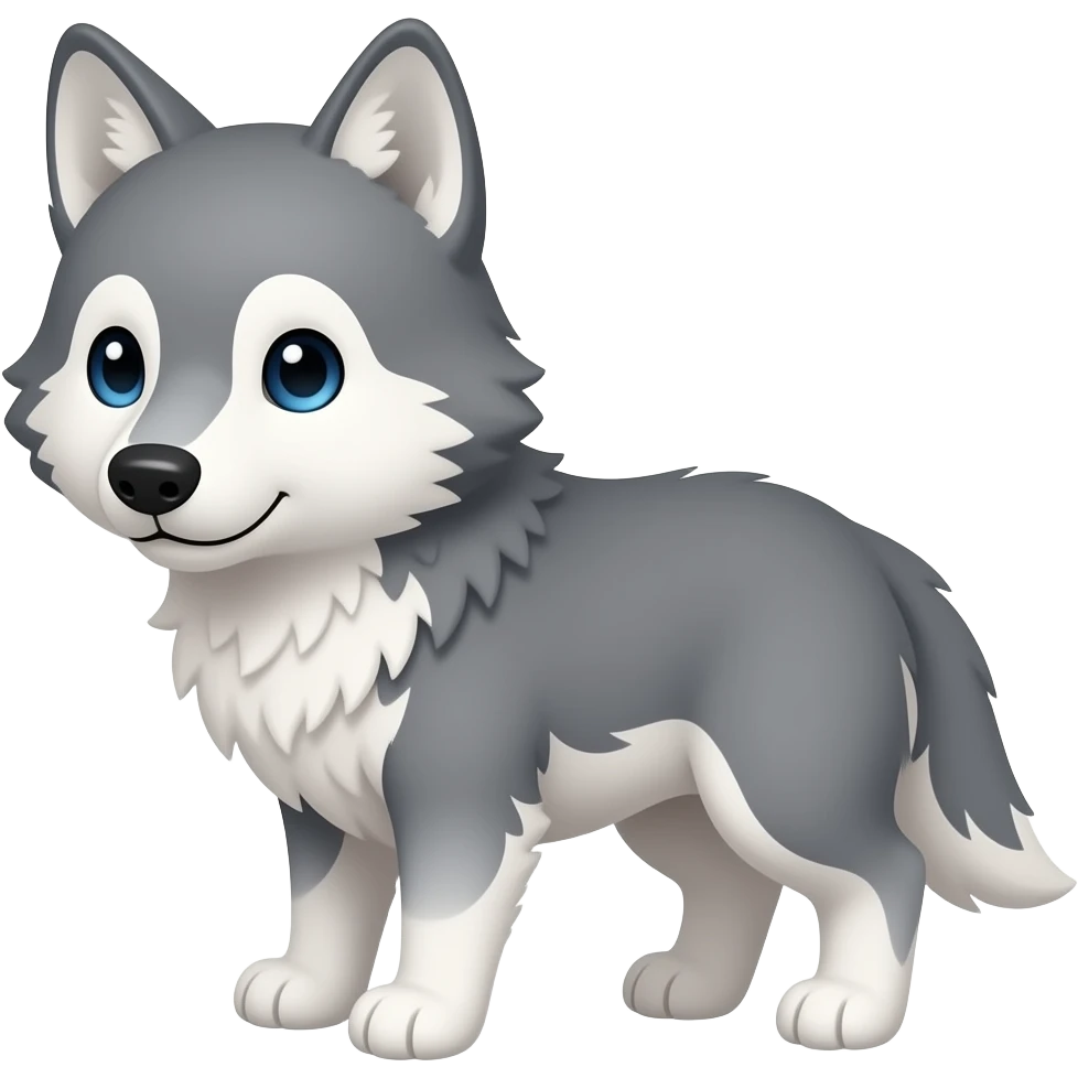 Cutie baby wolf emoji