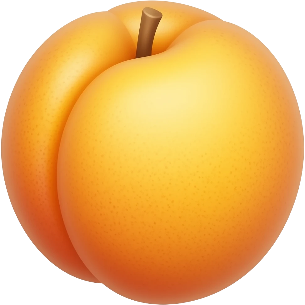 apricot circle emoji
