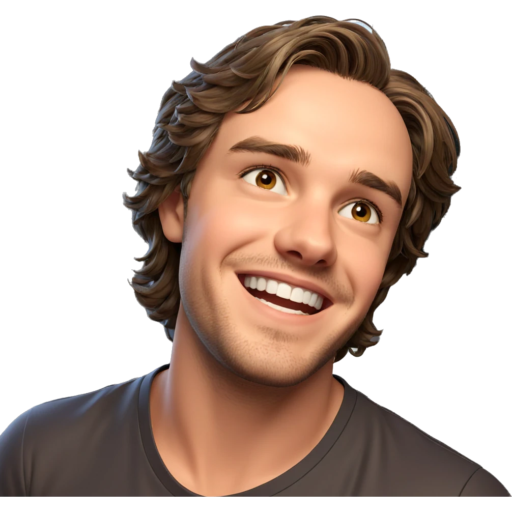 smiling boy by the window emoji