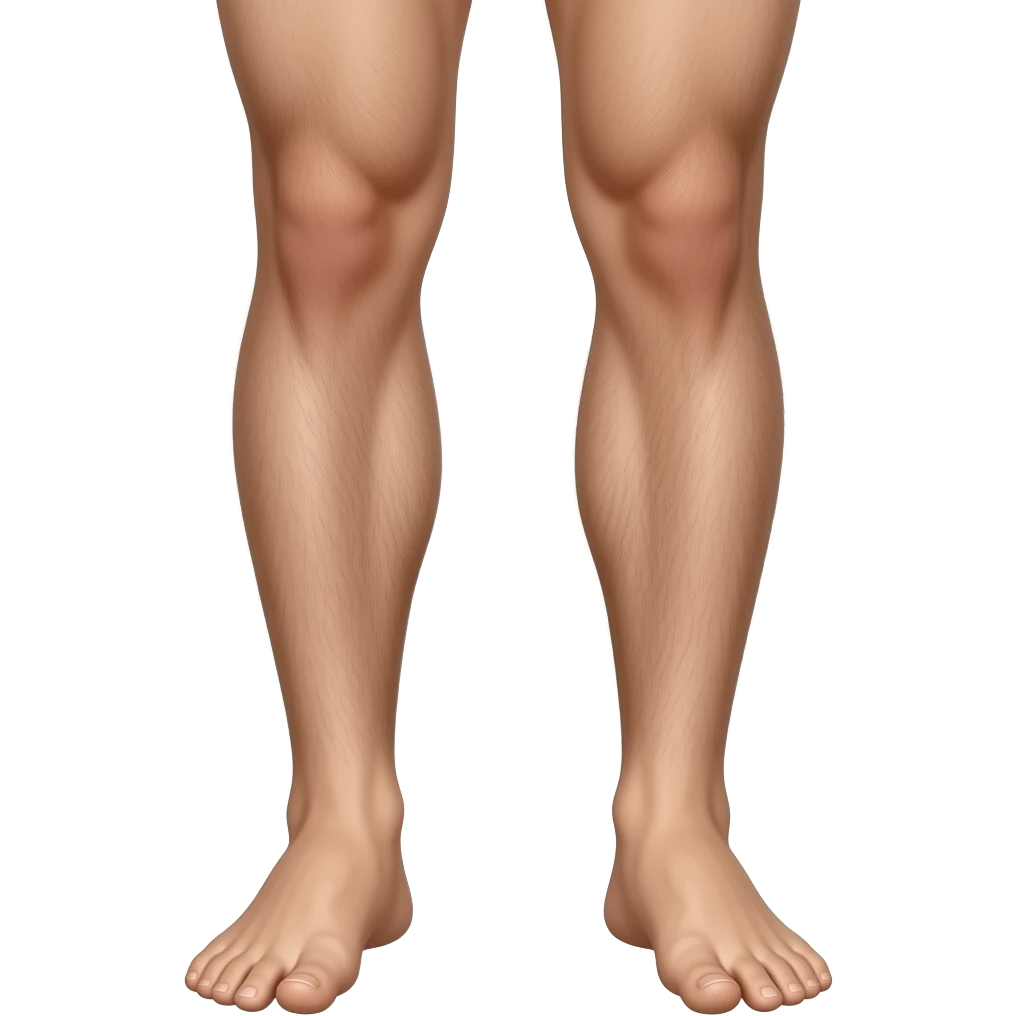 A completly nakeder legs emoji