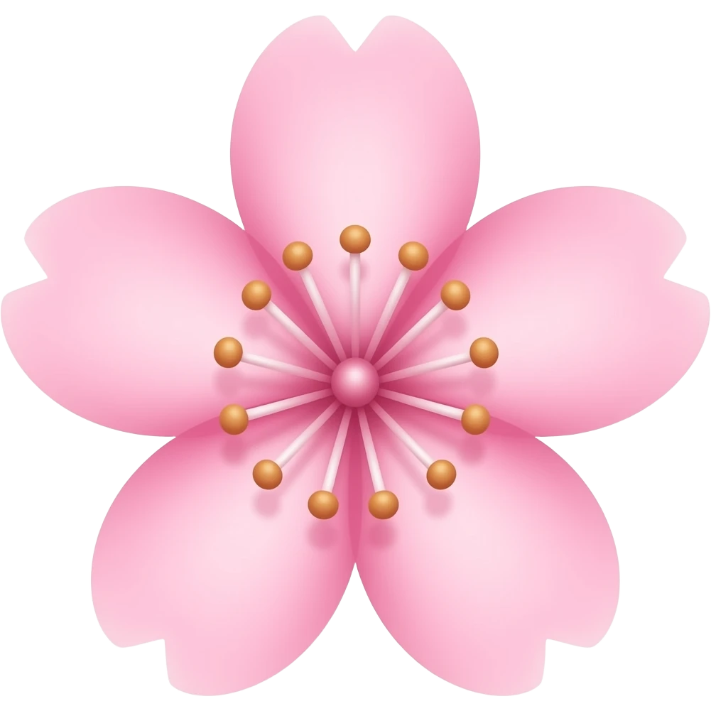cherry blossom emoji