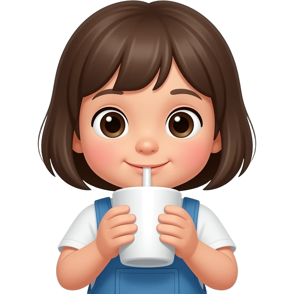 kid drinking emoji
