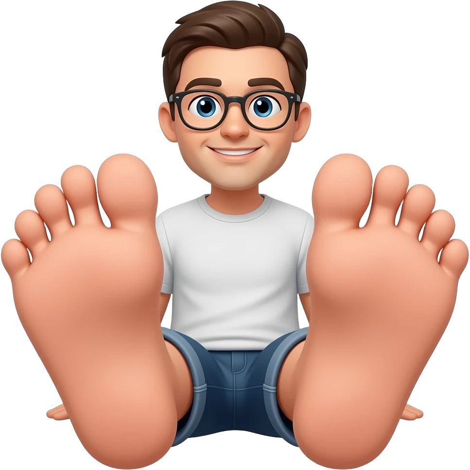 make the feet bigger emoji