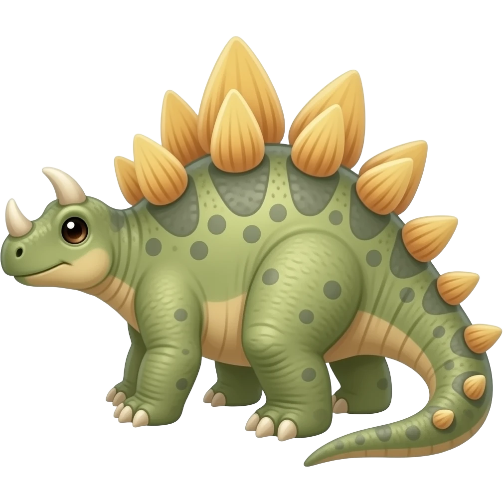 Baby stegosaurus emoji
