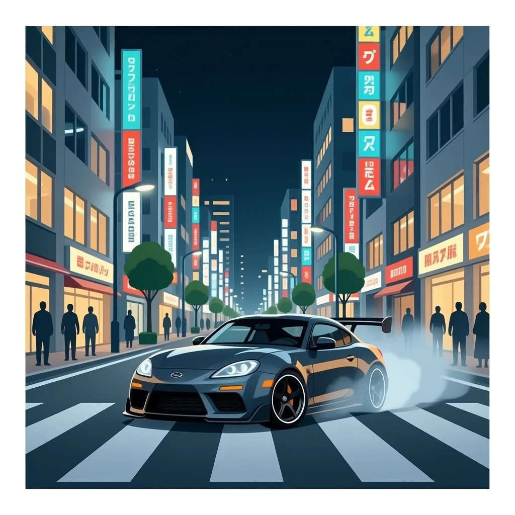 Tokyo drift from fast and furious movie emoji
