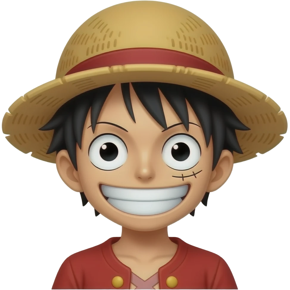 Fait moi un emoji Luffy emoji
