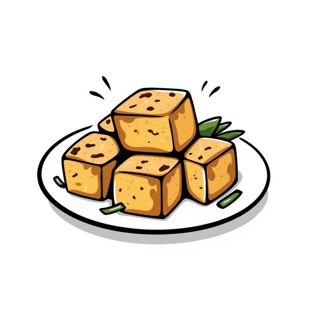 fried tofu emoji