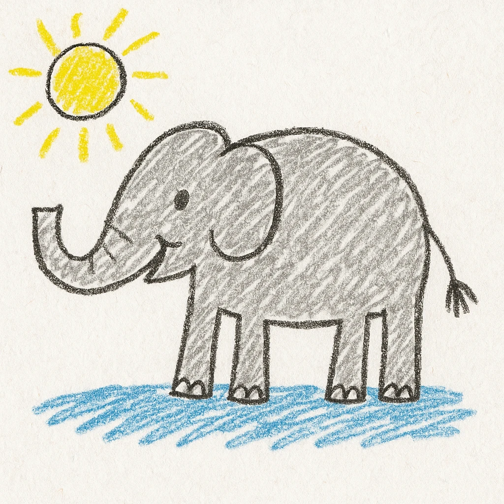 Elephant emoji