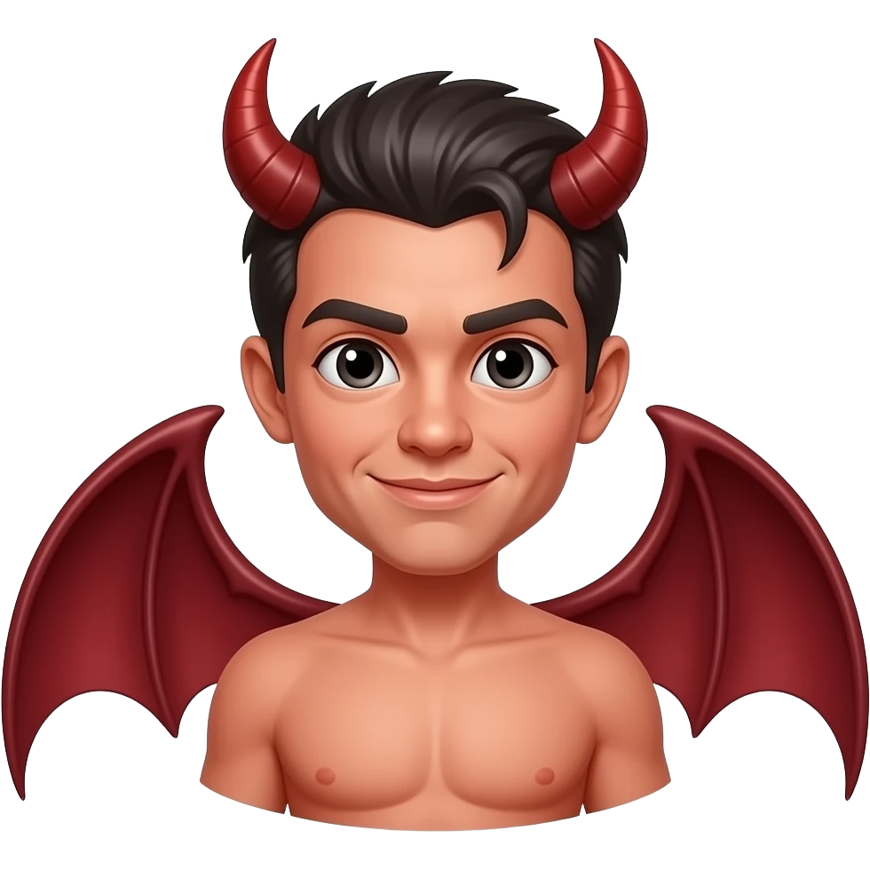 Kanatlı şeytan emoji