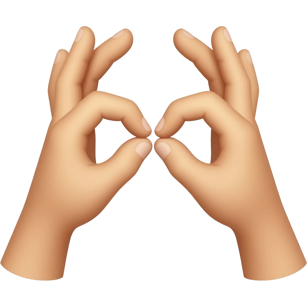 two - hand symbol emoji