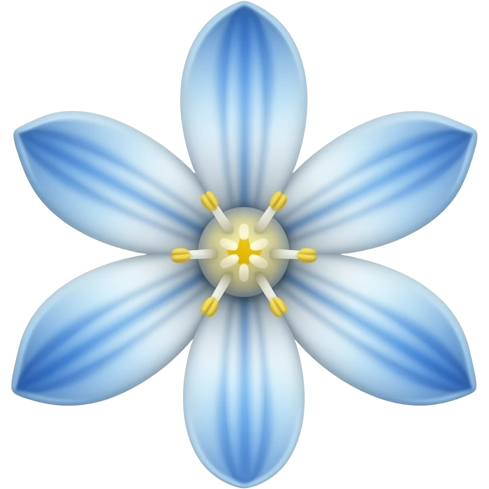 Scilla flower emoji