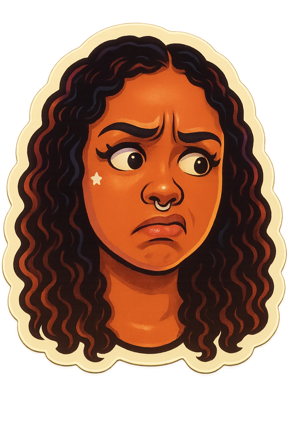 confusion in the face  emoji