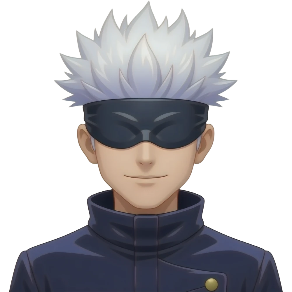Gojo from jujutsu kaisen emoji
