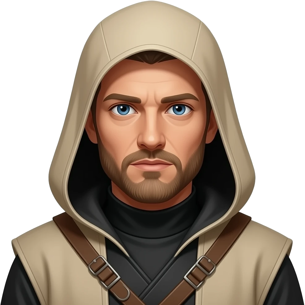 paul atreides  blue eyes with black beigehood in dune emoji