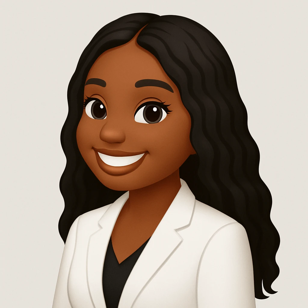 turn the second man in emoji style of the 1st image, match the facial features and match dressing style of the 2nd image, she is wearing white suit side pose emoji