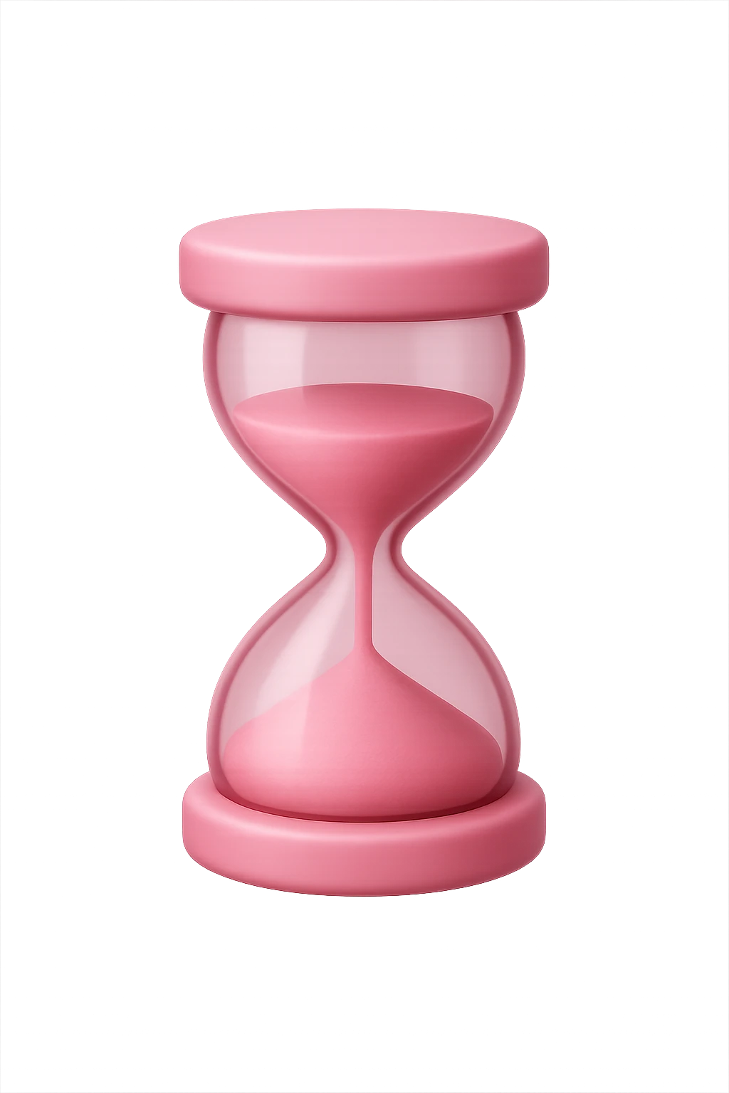 emoji 3d stile iphone con CLESSIDRA ROSA 3d emoji