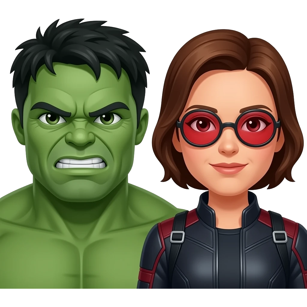 Hulk and Clint Barton emoji