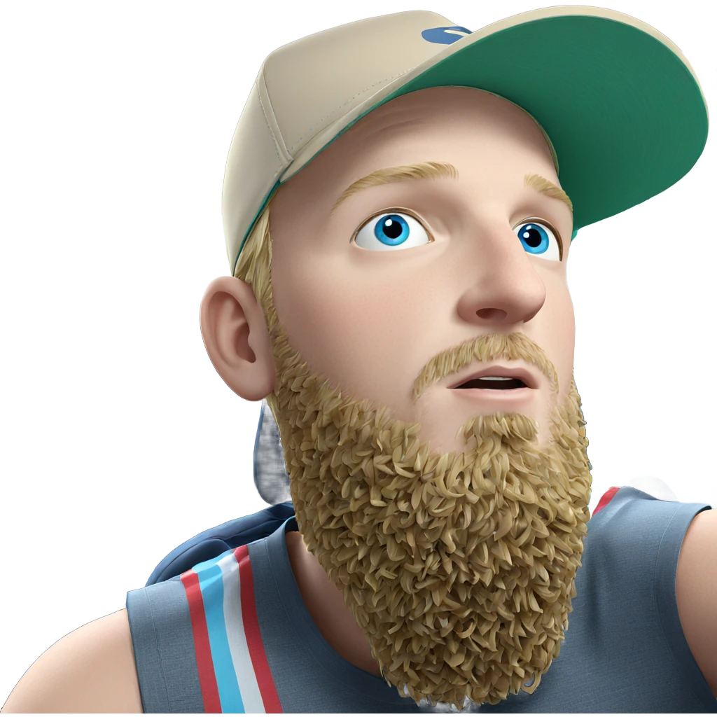 blonde boy with blue eyes emoji