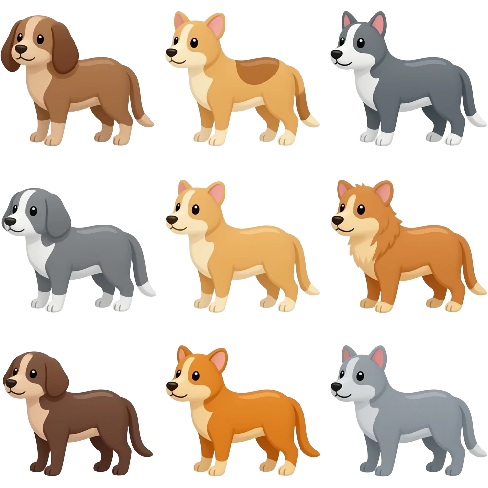 All the animals emoji