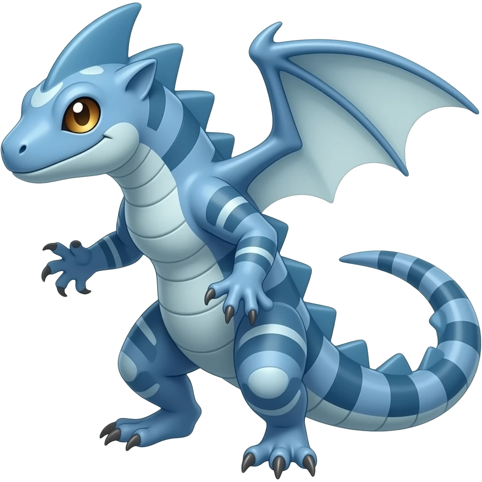 blue Genesect-Flygon-lizard-Fakémon emoji