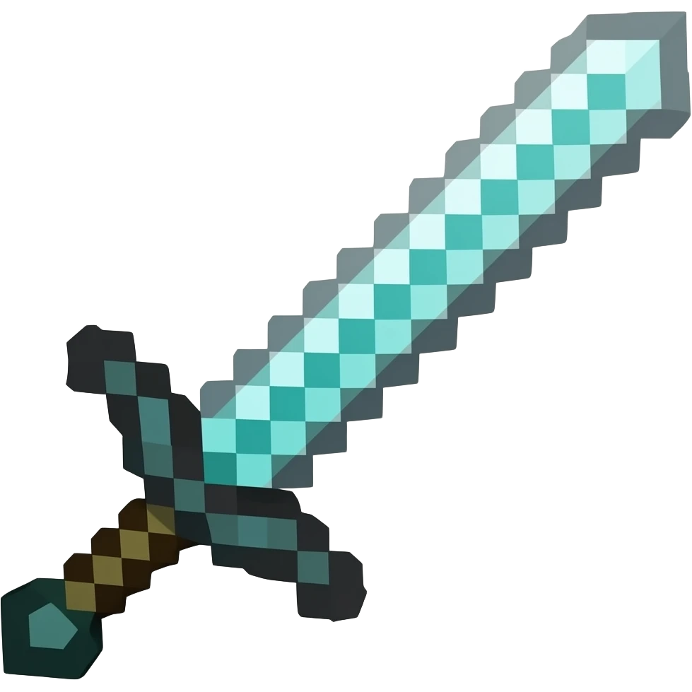 Minecraft sword emoji