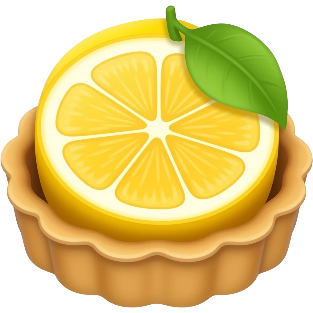 Tarte au citron emoji