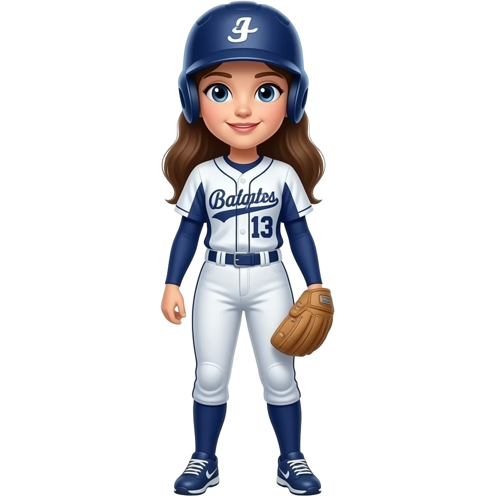 Softball player emoji