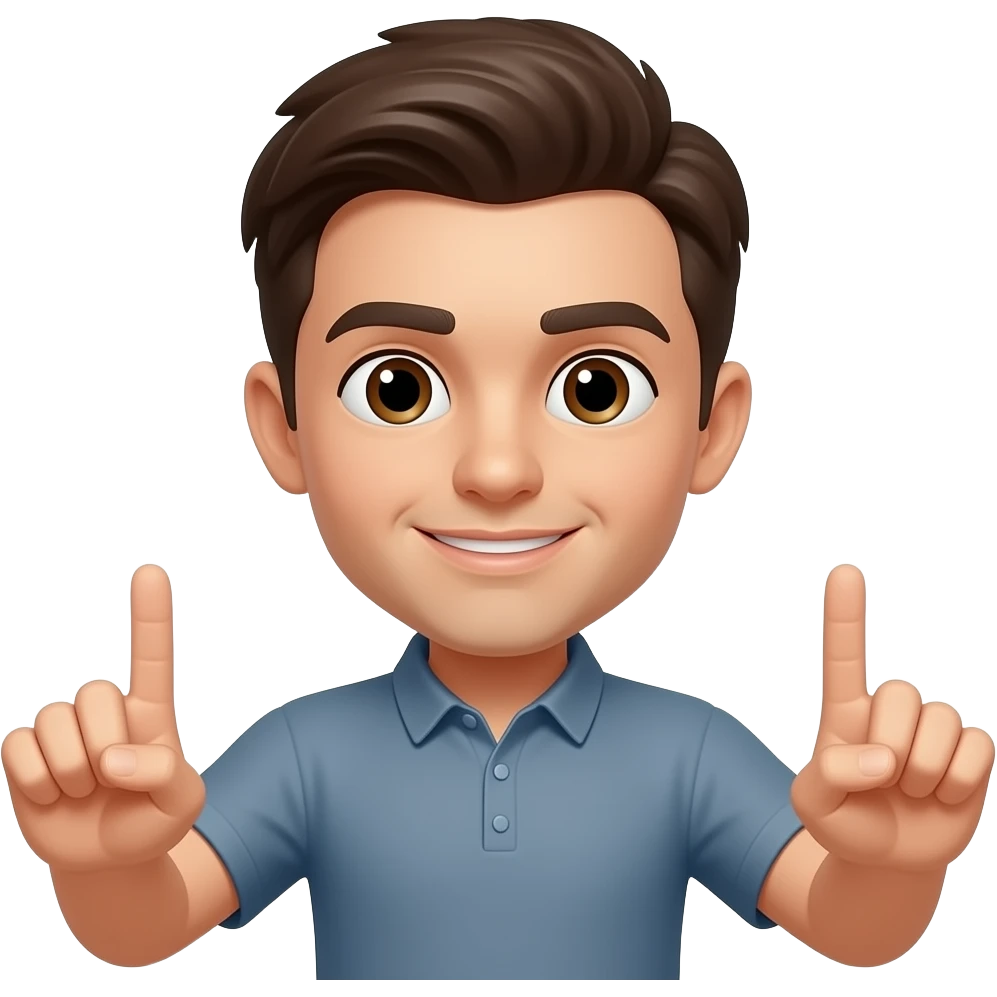 человек показывает крест руками эмодзи emoji