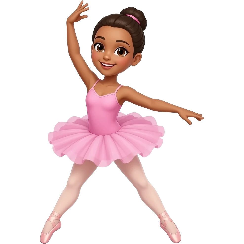 sassy barelina dancer light borwn skin color and brown eyes emoji