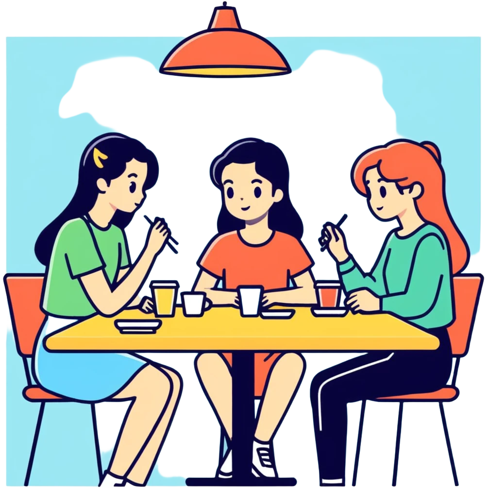 books club girls only on the table  emoji