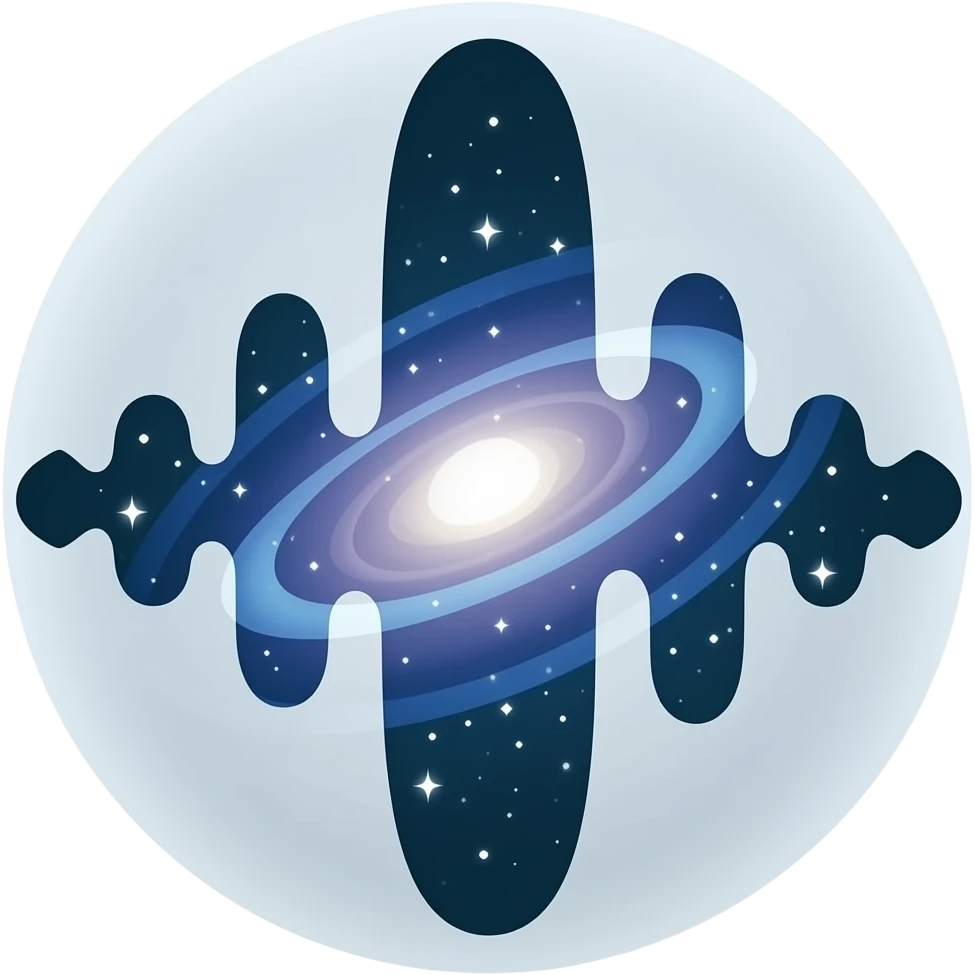 combine sound and universe  in a simple discord style emogi emoji