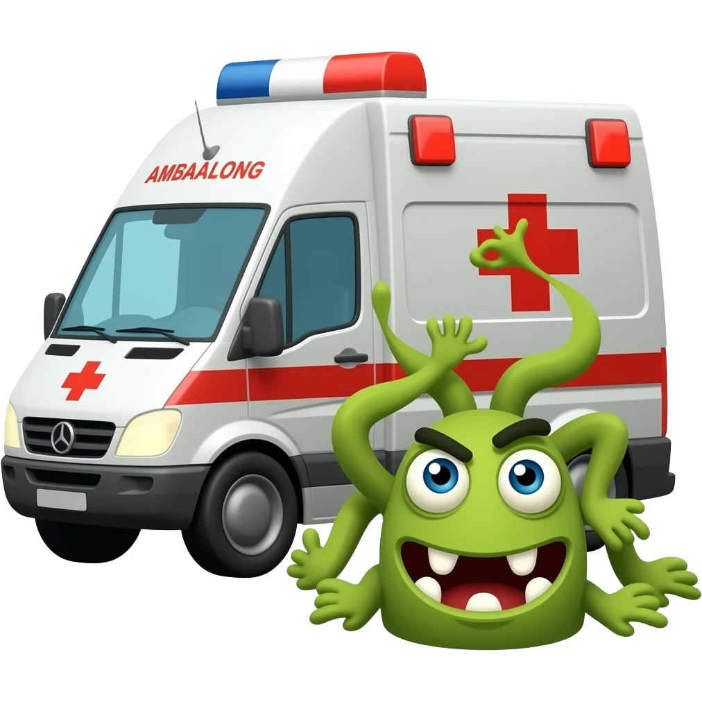 Monster Ambulance emoji