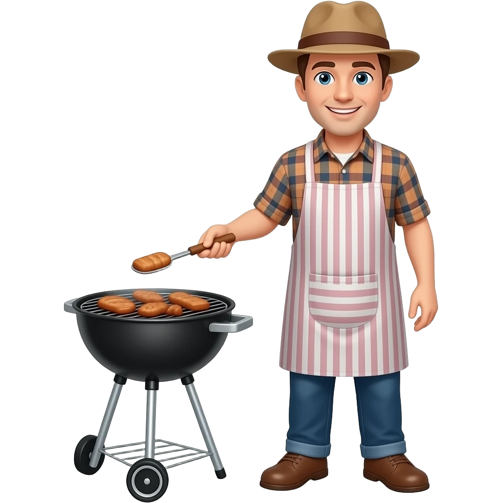 put a hat on him and have him grilling emoji