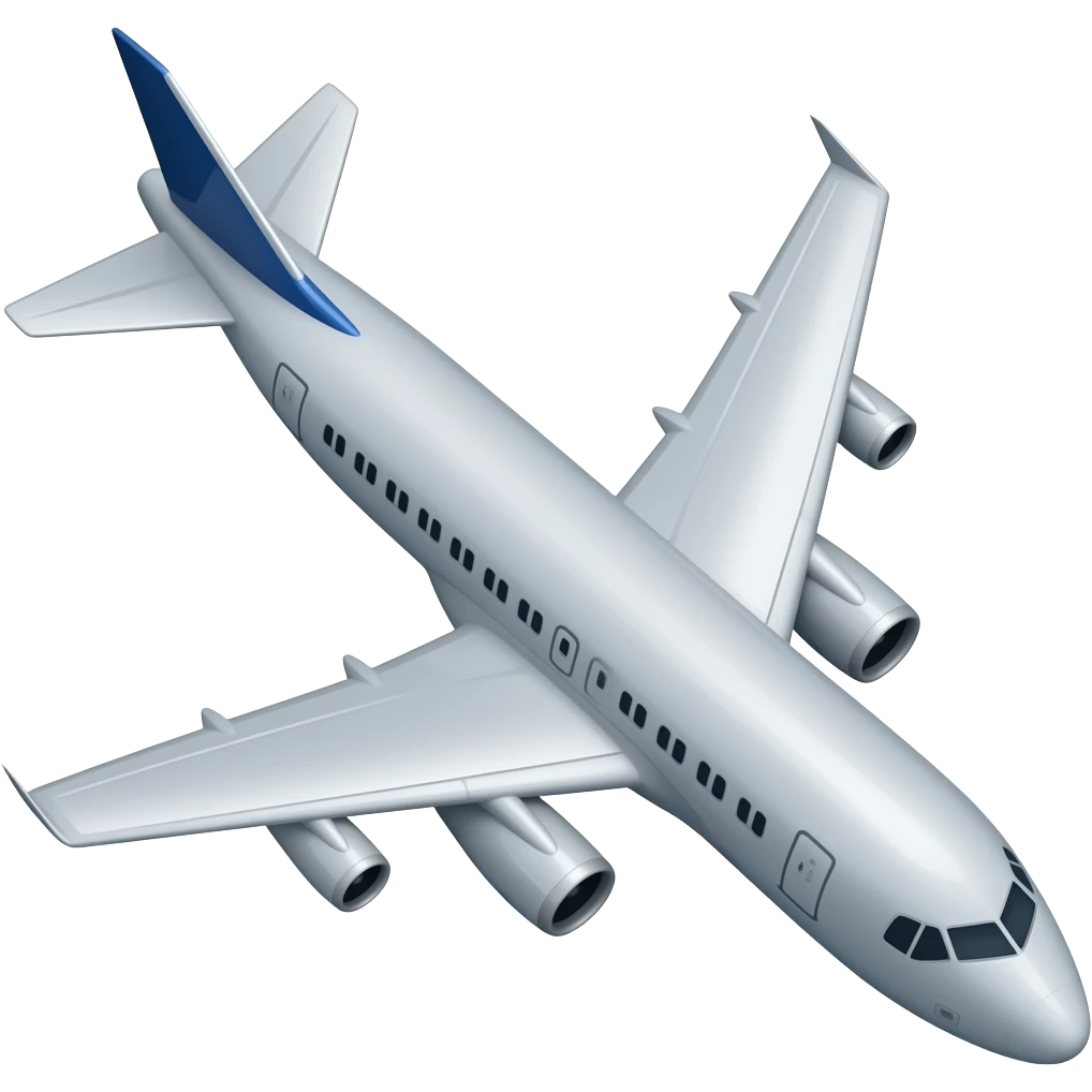 747-400 airplane emoji