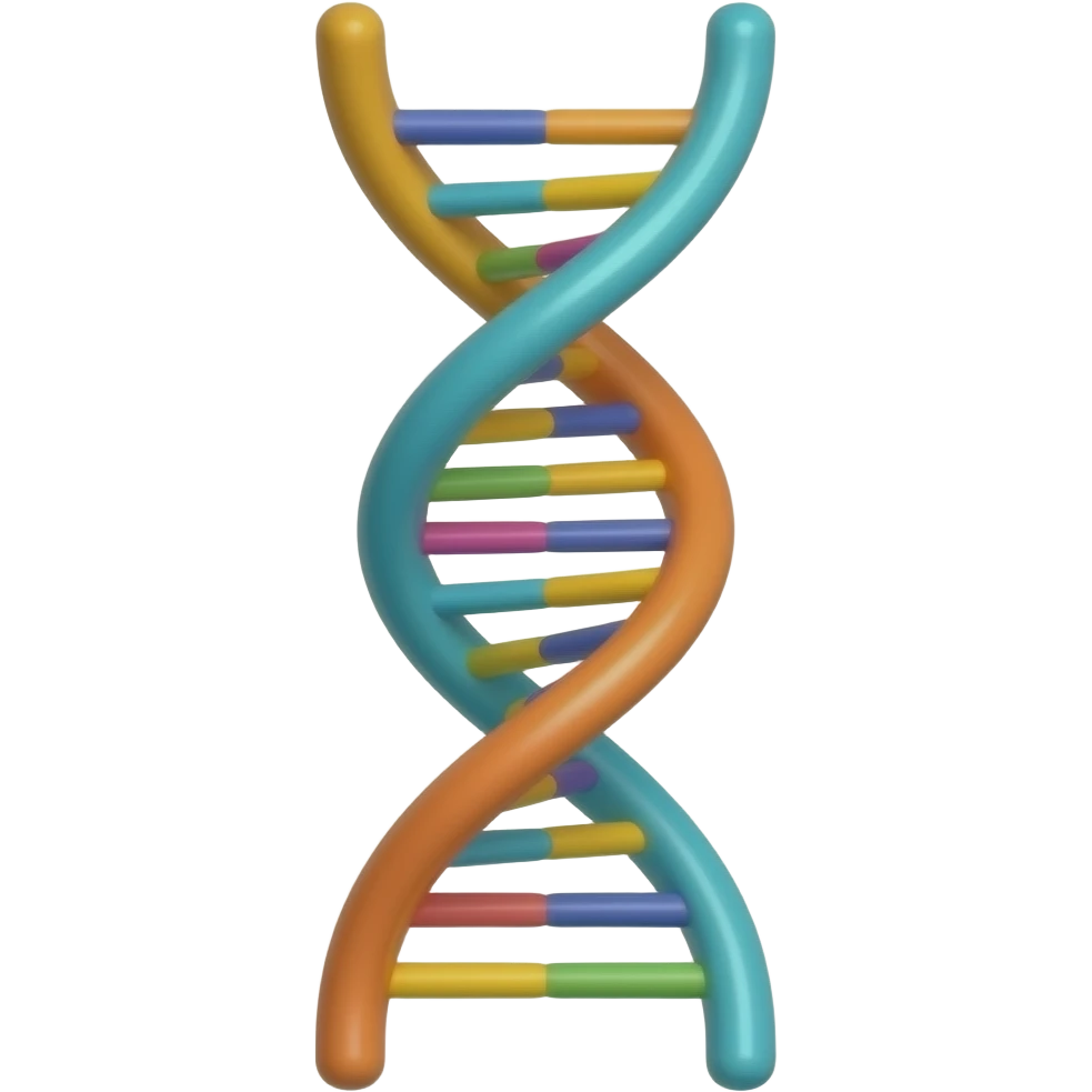 multicolour dna helix emoji