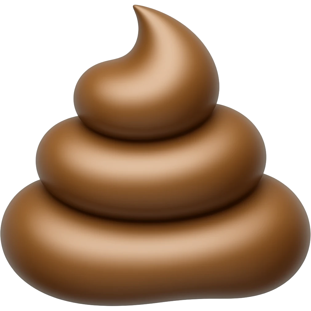 A poop oi oi baka emoji