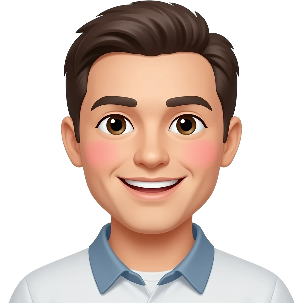 emogi com buchechas rosadas emoji