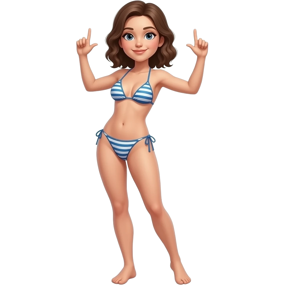 🤷‍♀️👙full body nud emoji