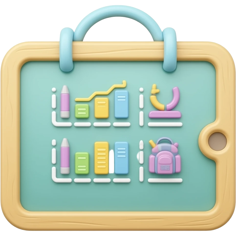 soft Student osoft green pink school ipad, transparent background inspired by barbie colour pallete emoji