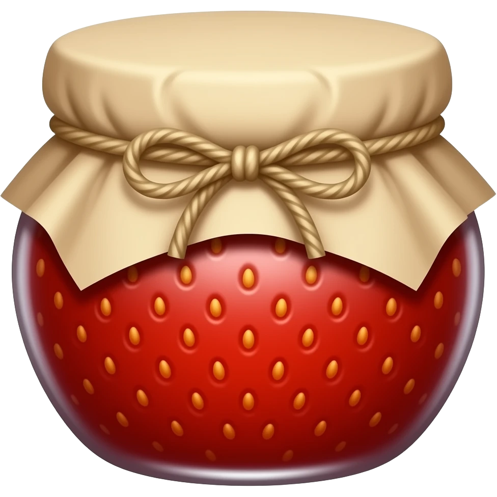 STRAWBERRY JAM JAR emoji