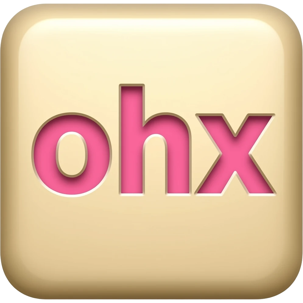 Gold pink letters rummikub emoji