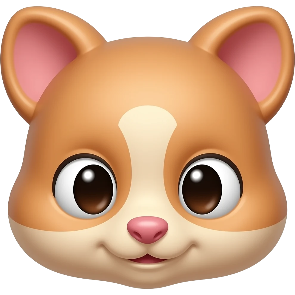 Cute little ears that are easy for a 2-year-old to look at emoji