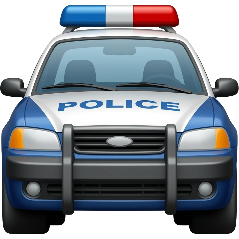 police car emoji