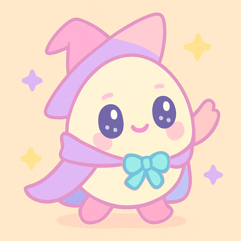 egg character, fantasy style, small body, big head, playful pose, soft colors emoji