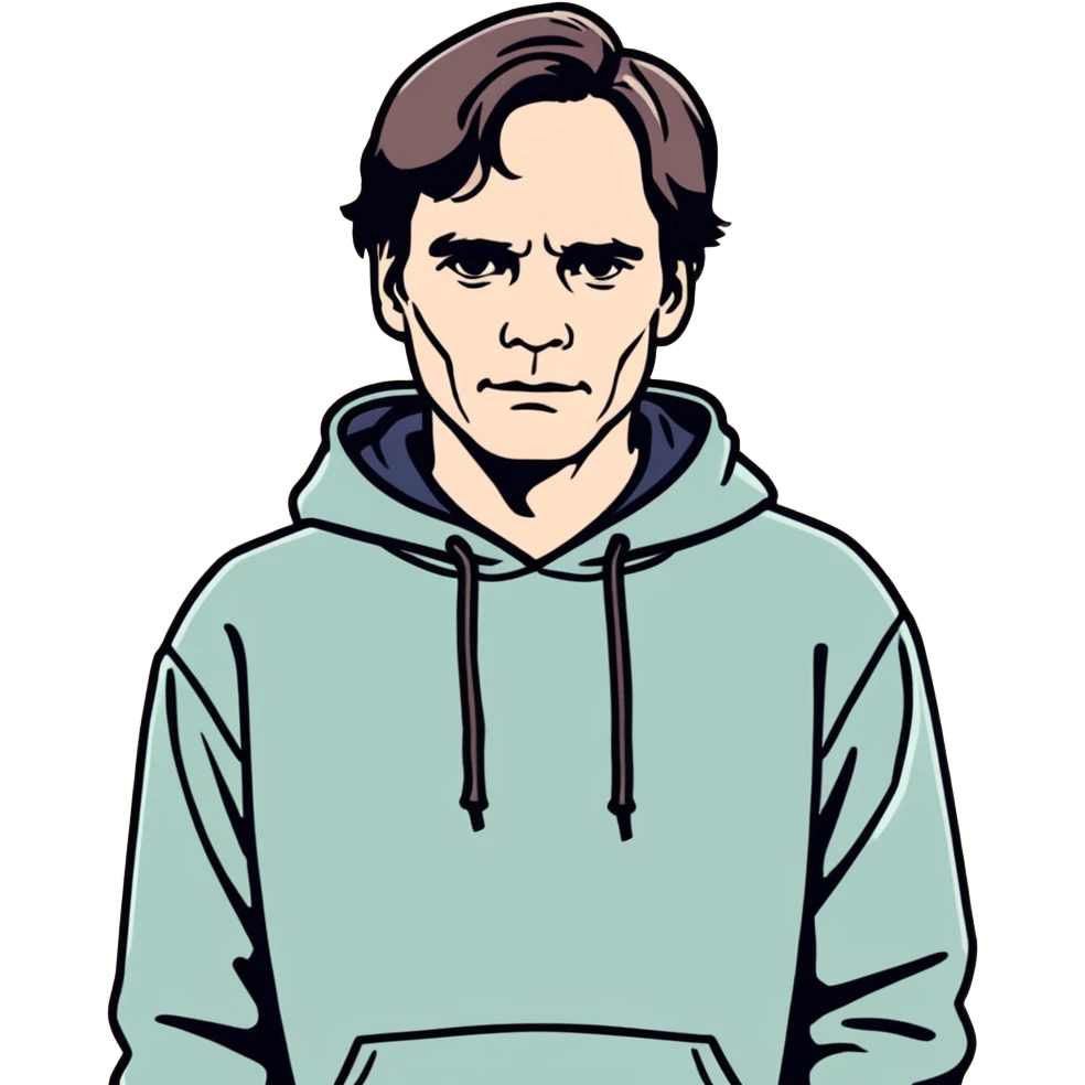 Robert Sean Leonard wearing a House MD hoodie emoji