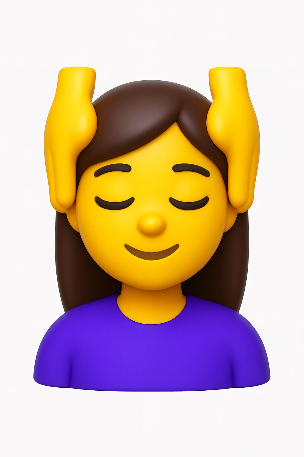 Convert the uploaded image into a 3D Apple-style emoji — preserve the key shapes, colors, and overall composition of the original image. Simplify the forms into clean. Apply glossy textures, soft lighting, smooth shading, and render everything in Apple emoji style on a clean white background

 emoji