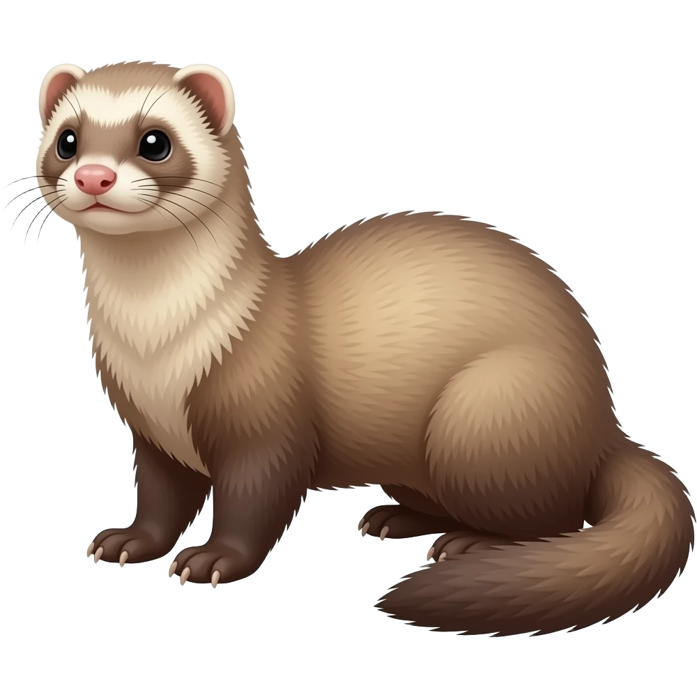 Long ferret emoji