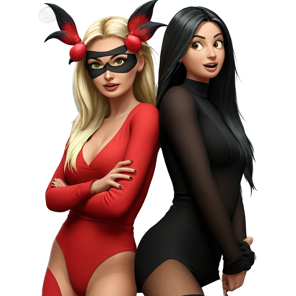 back to back friendship style emoji