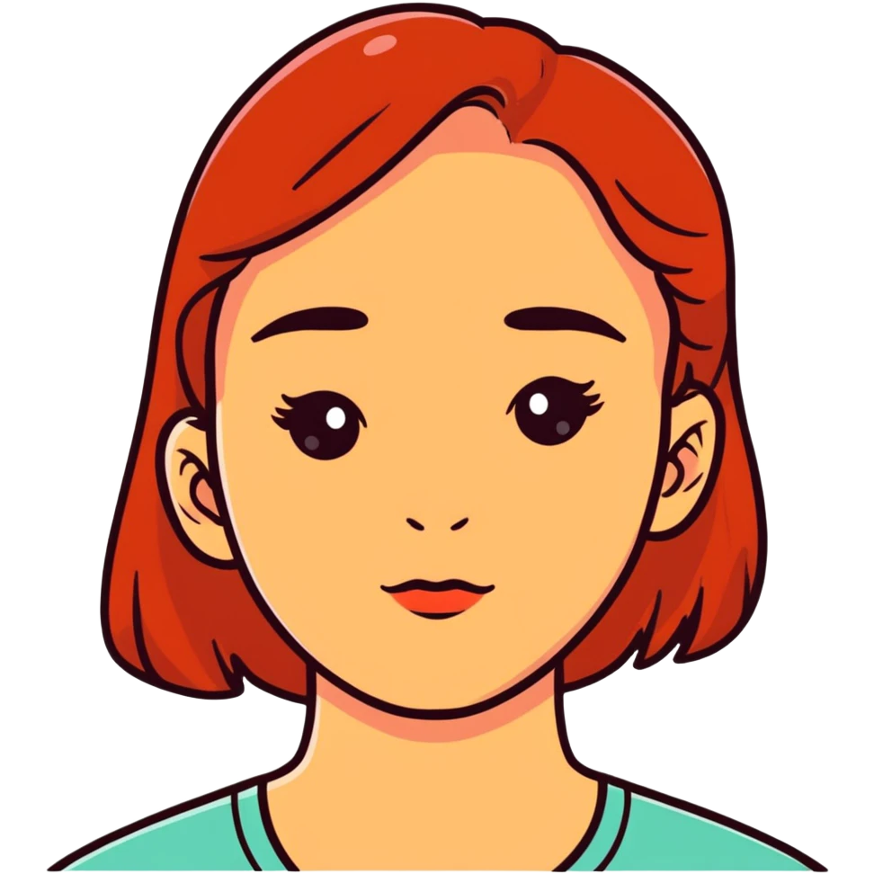 girl with redness under nose emoji