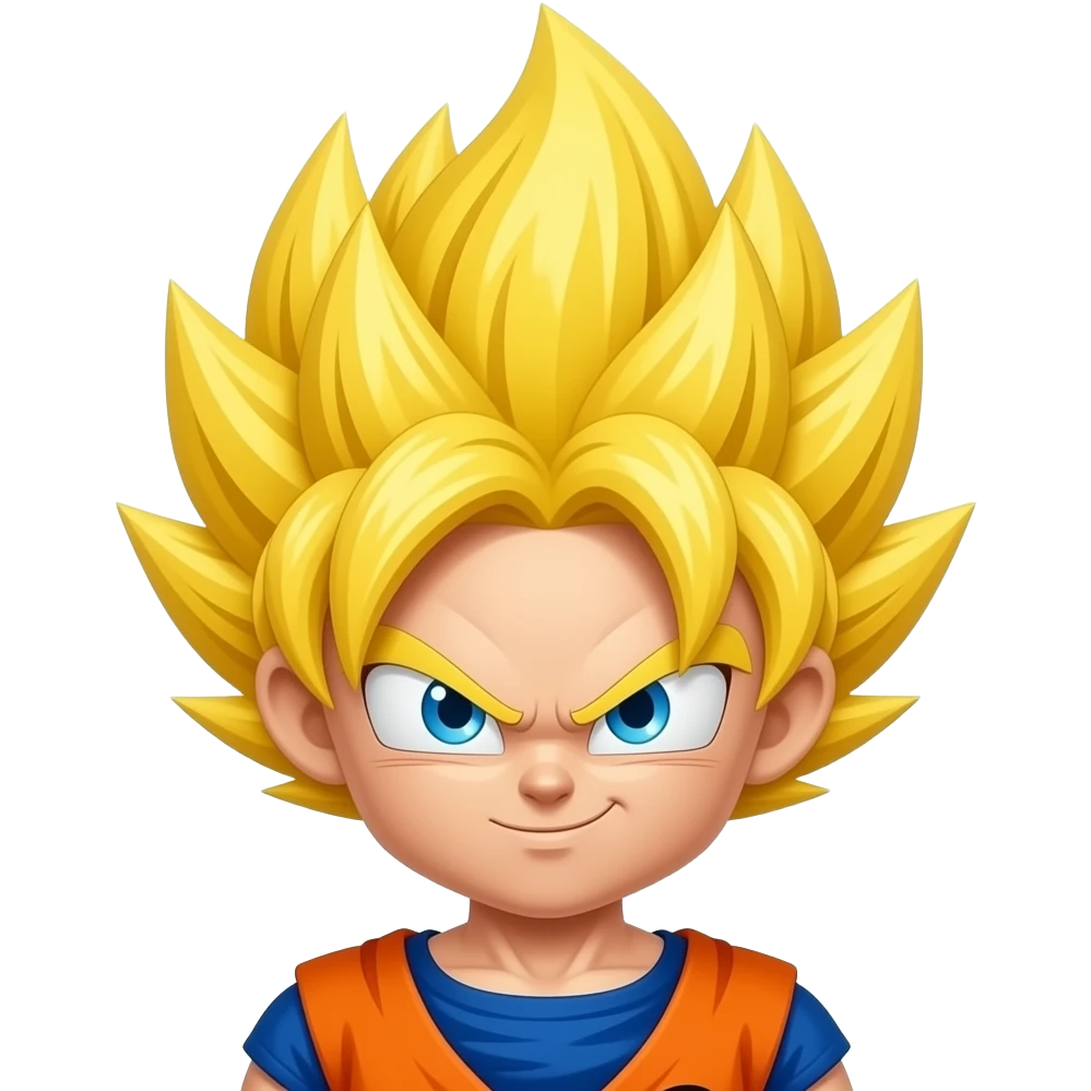 Sonic but he’s yellow and his hair stand up like a super saiyan emoji